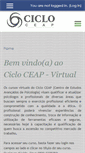 Mobile Screenshot of ead.ciclovirtual.com.br