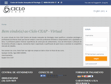 Tablet Screenshot of ead.ciclovirtual.com.br